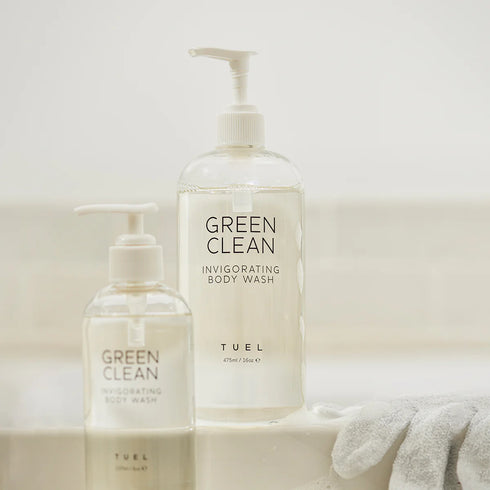 Tuel Green Clean Invigorating Body Wash Large