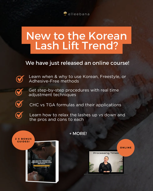 Elleebana Korean Lash Lift Techniques – Online Course