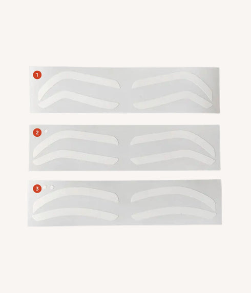 Airbrush Eyebrow Stickers / Stencils