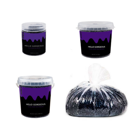 HELLO GORGEOUS PURPLE FILM HARD WAX BEADS