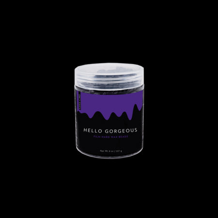 HELLO GORGEOUS PURPLE FILM HARD WAX BEADS